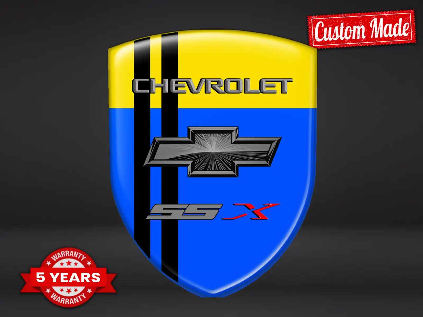 Chevrolet Adesivo Fibra Carbonio Auto Lusso Elegante Creativo